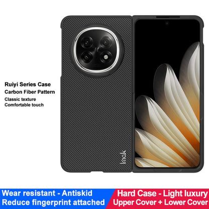 For OPPO Find N5 imak Ruiyi Series PU + PC Phone Case(Carbon Fiber Texture) by imak