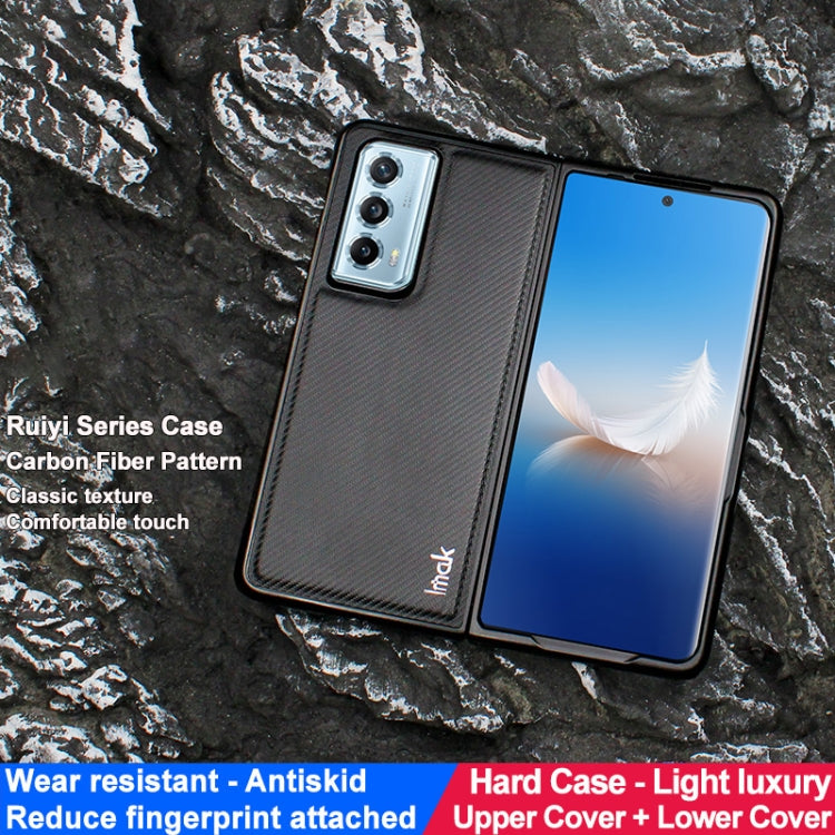 For Honor Magic Vs2 imak Ruiyi Series PU + PC Phone Case(Carbon Fiber Texture) by imak