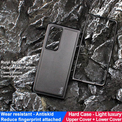 For Honor Magic Vs2 imak Ruiyi Series PU + PC Phone Case(Carbon Fiber Texture) by imak