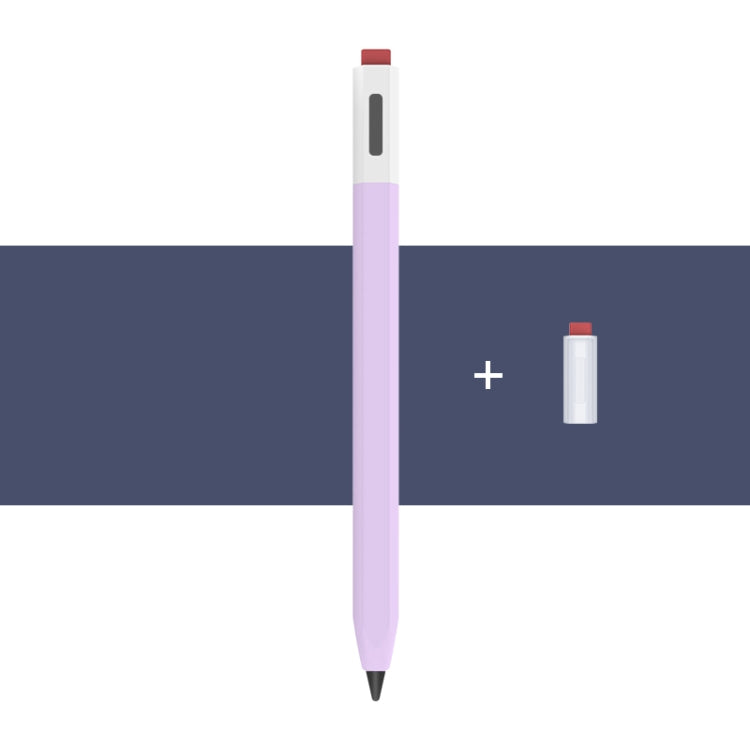 For Xiaomi Inspiration Stylus 1st LOVE MEI Retro Style Silicone Protective Pen Case(Purple) by LOVE MEI