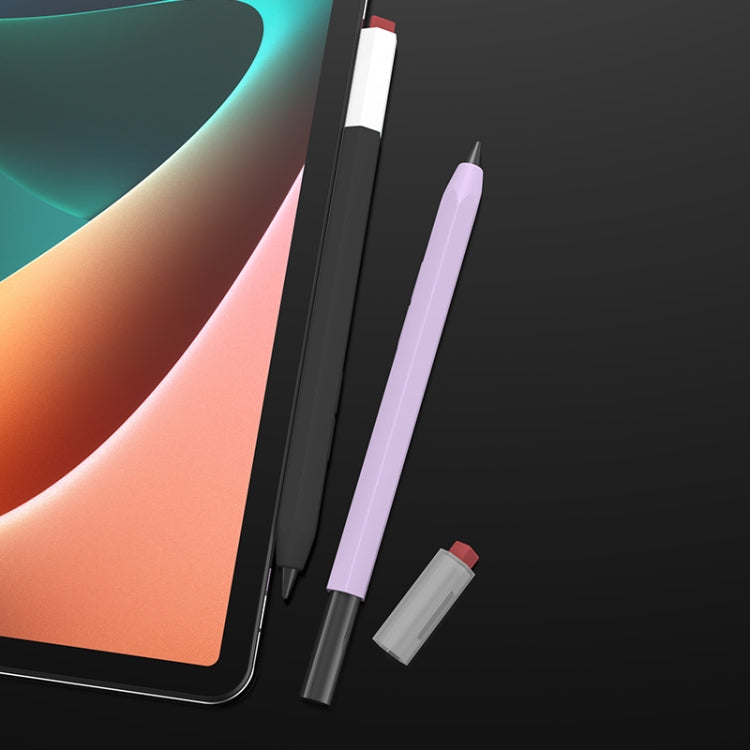 For Xiaomi Inspiration Stylus 1st LOVE MEI Retro Style Silicone Protective Pen Case(Purple) by LOVE MEI