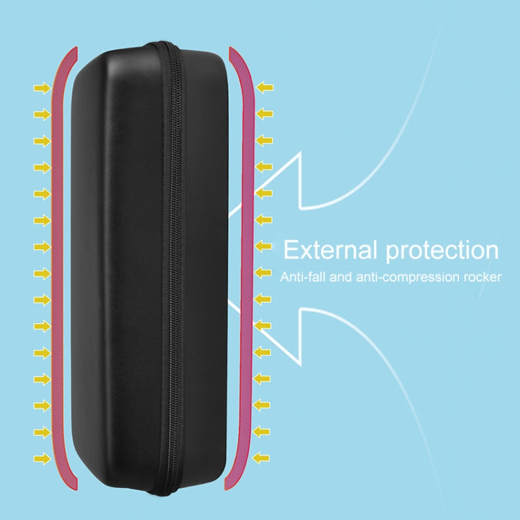 For Lenovo Legion Go Portable EVA Leather Grain Game Console Storage Bag(Black) by bashfashion