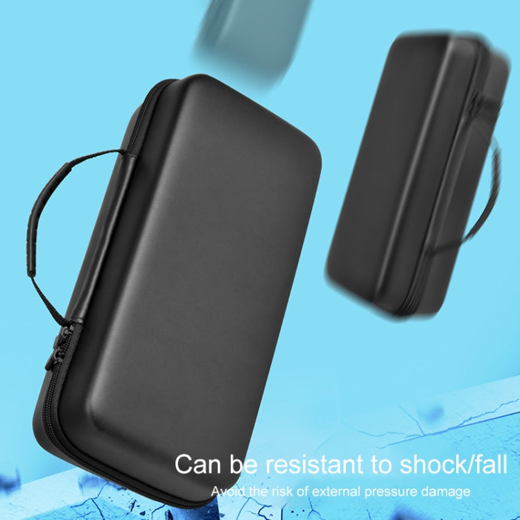 For Lenovo Legion Go Portable EVA Leather Grain Game Console Storage Bag(Black) by bashfashion