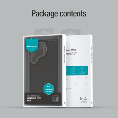 For Samsung Galaxy S24 Ultra 5G NILLKIN CamShield Prop PC Phone Case(Green) by NILLKIN