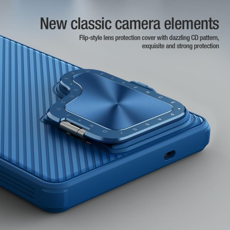 For Samsung Galaxy S25 Ultra 5G NILLKIN CamShield Prop PC Phone Case(Blue) by NILLKIN