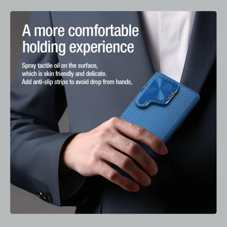 For Samsung Galaxy S25 Ultra 5G NILLKIN CamShield Prop PC Phone Case(Blue) by NILLKIN