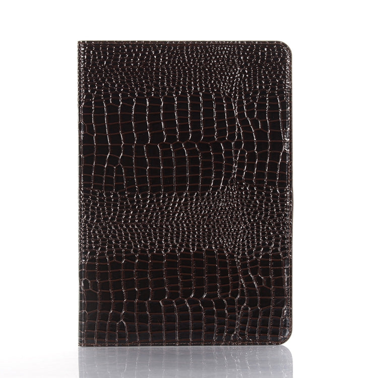 For Samsung Galaxy Tab S9 FE Crocodile Texture Leather Tablet Case(Black) by bashfashion