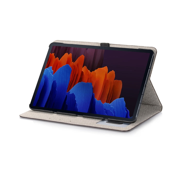 For Samsung Galaxy Tab S9 Crocodile Texture Leather Tablet Case(Black) by bashfashion