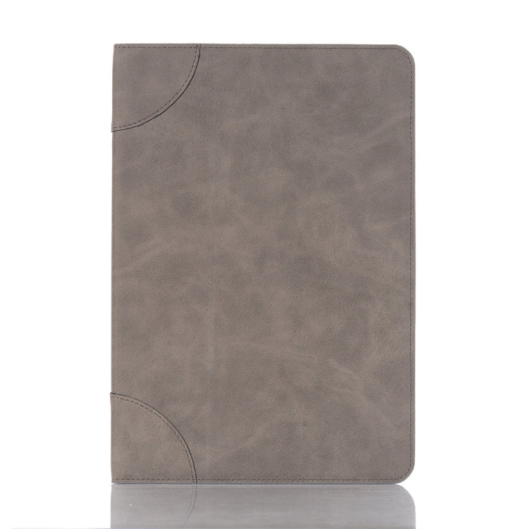 For Samsung Galaxy Tab S9 Retro Book Leather Tablet Case(Grey) by bashfashion