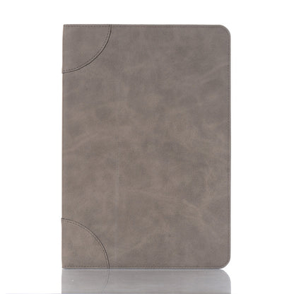 For Samsung Galaxy Tab S9 Retro Book Leather Tablet Case(Grey) by bashfashion