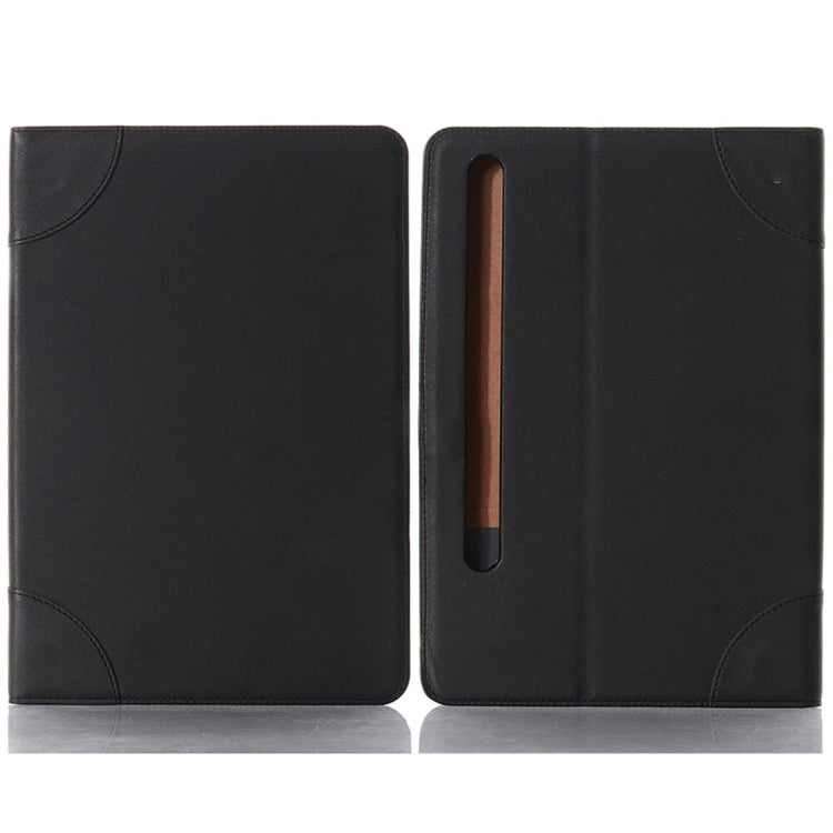 For Samsung Galaxy Tab S9 Retro Book Leather Tablet Case(Black) by bashfashion