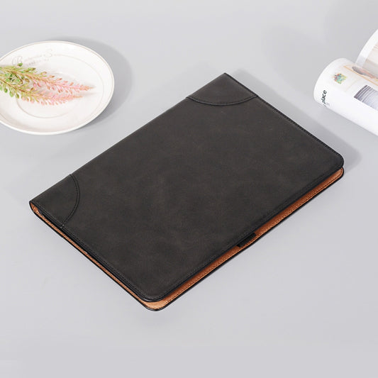 For Samsung Galaxy Tab S9 Retro Book Leather Tablet Case(Black) by bashfashion