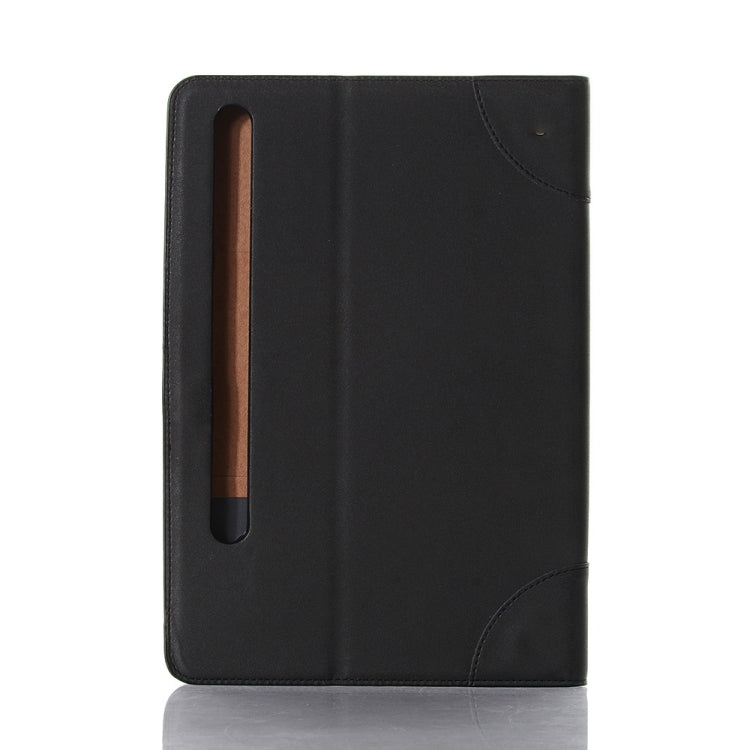 For Samsung Galaxy Tab S9 Retro Book Leather Tablet Case(Black) by bashfashion