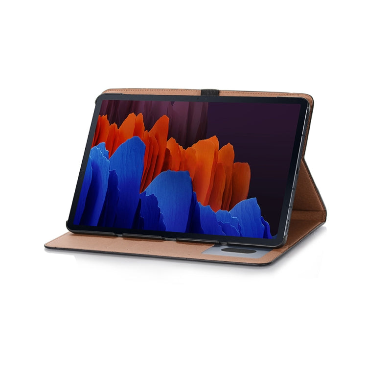 For Samsung Galaxy Tab S9 Retro Book Leather Tablet Case(Black) by bashfashion