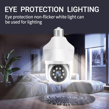 DP43 Bulb-type Motion Tracking Night Vision Smart Camera Supports Voice Intercom(White) by bashfashion