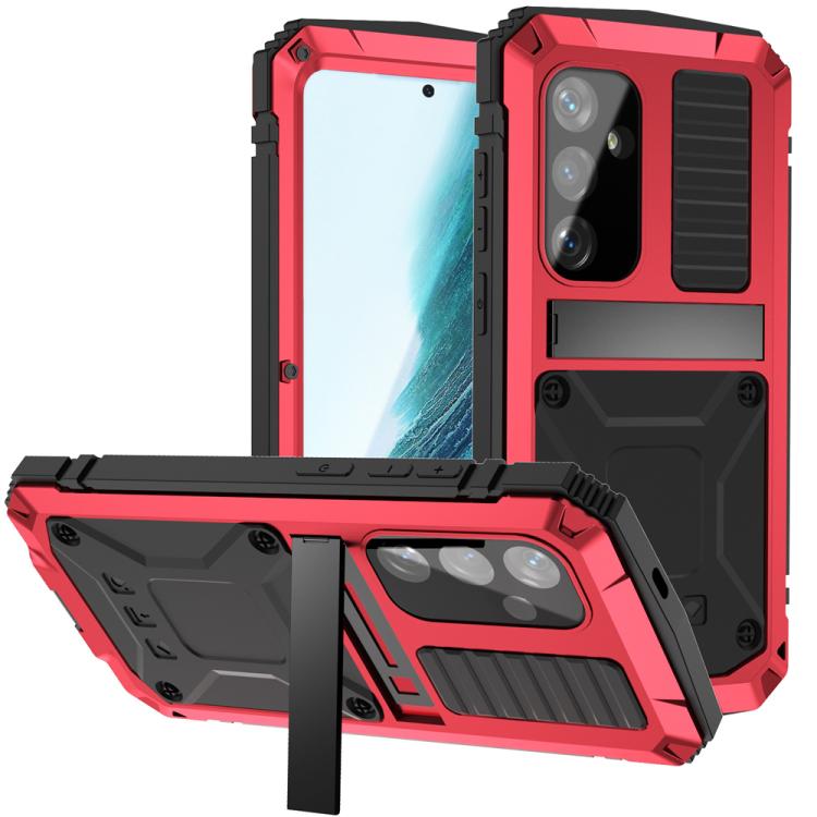 For Samsung Galaxy S25+ 5G R-JUST Life Waterproof Dustproof Shockproof Phone Case(Red) by R-JUST