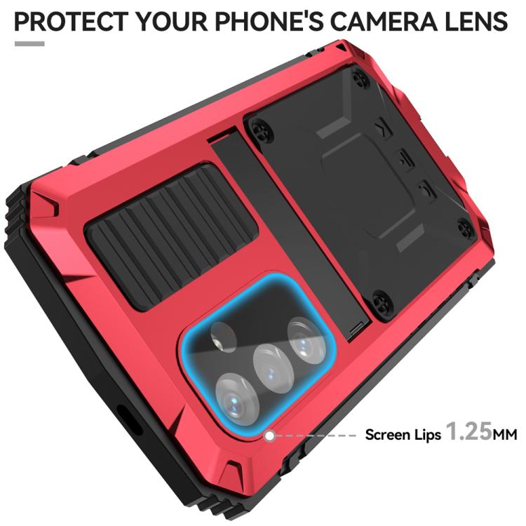 For Samsung Galaxy S25+ 5G R-JUST Life Waterproof Dustproof Shockproof Phone Case(Red) by R-JUST