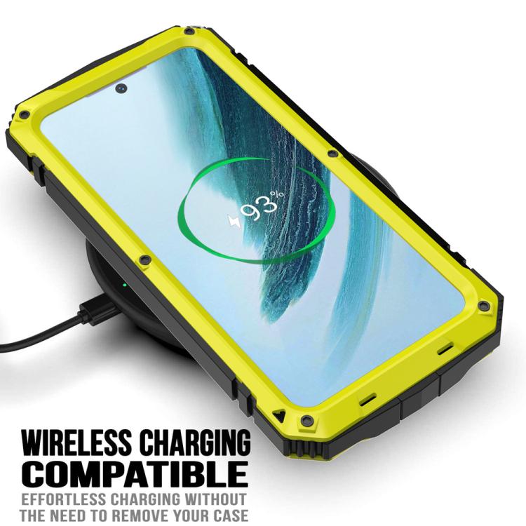 For Samsung Galaxy S25+ 5G R-JUST Life Waterproof Dustproof Shockproof Phone Case(Yellow) by R-JUST