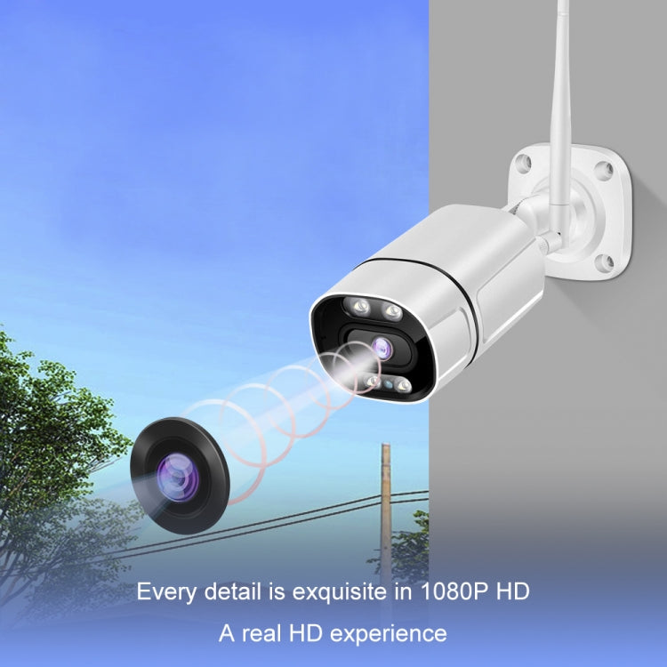 Q39 Motion Tracking Night Vision Smart Camera Supports Voice Intercom, Plug Type:US Plug(White) by bashfashion