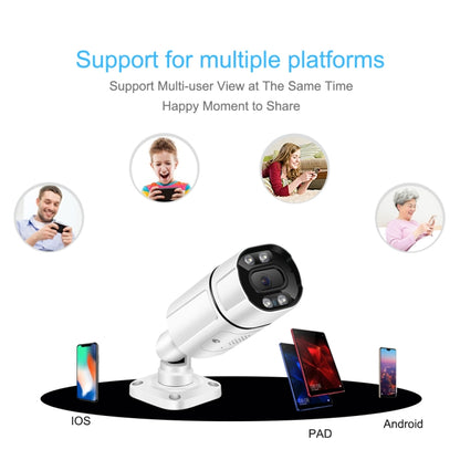 Q39 Motion Tracking Night Vision Smart Camera Supports Voice Intercom, Plug Type:EU Plug(White) by bashfashion