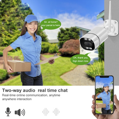 Q39 Motion Tracking Night Vision Smart Camera Supports Voice Intercom, Plug Type:EU Plug(White) by bashfashion