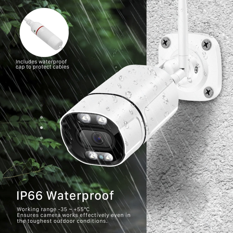 Q39 Motion Tracking Night Vision Smart Camera Supports Voice Intercom, Plug Type:UK Plug(White) by bashfashion