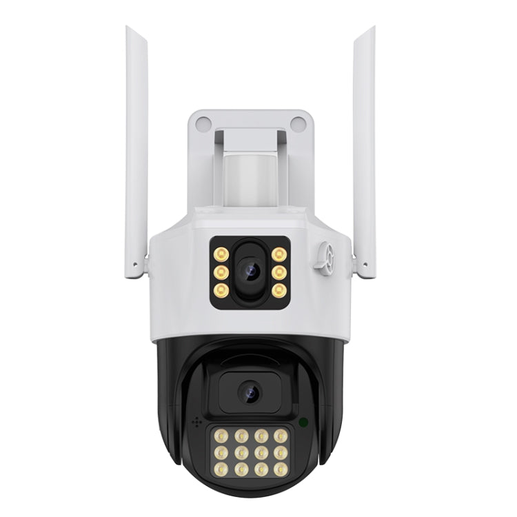 QX86 Motion Tracking Night Vision Smart Camera Supports Voice Intercom, Plug Type:US Plug(White) by bashfashion