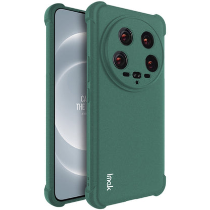 For Xiaomi 14 Ultra 5G imak Shockproof Airbag TPU Phone Case(Matte Green) by imak