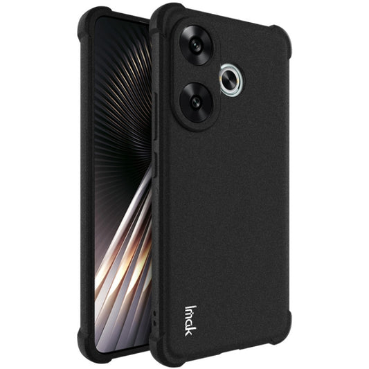 For Xiaomi Redmi Turbo3 5G imak Shockproof Airbag TPU Phone Case(Matte Black) by imak