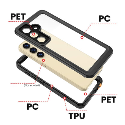 For Samsung Galaxy S24+ 5G RedPepper IP68 Waterproof Phone Case(Black) by RedPepper