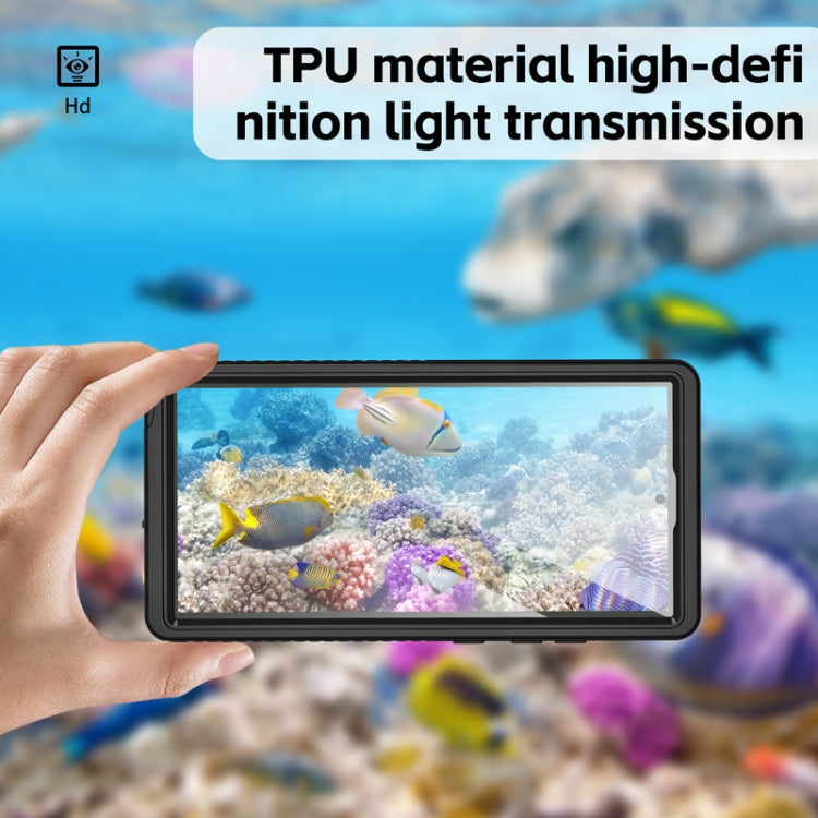 For Samsung Galaxy S24 Ultra 5G RedPepper IP68 Waterproof Phone Case(Black) by RedPepper