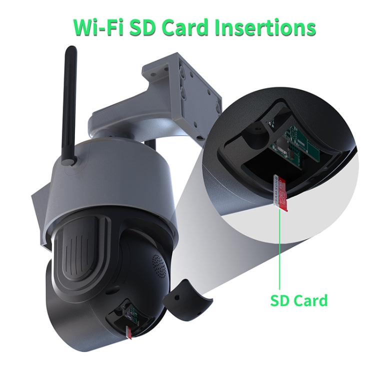 QX109 Dual Lens Smart HD Dome WiFi Camera(AU Plug) by bashfashion