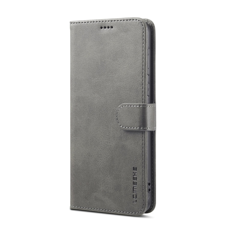 For Huawei Mate 60 Pro / 60 Pro+ LC.IMEEKE Calf Texture Leather Phone Case(Grey) by LC.IMEEKE