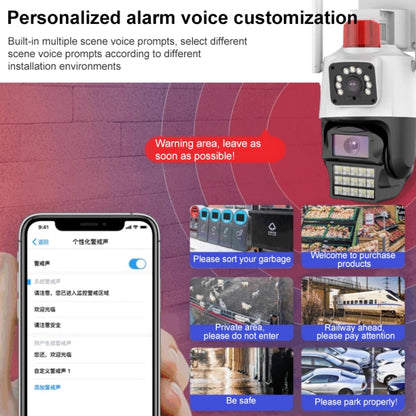QX87 4MP WiFi Dual Camera Supports Two-way Voice Intercom & Humanoid Detection(AU Plug) by bashfashion