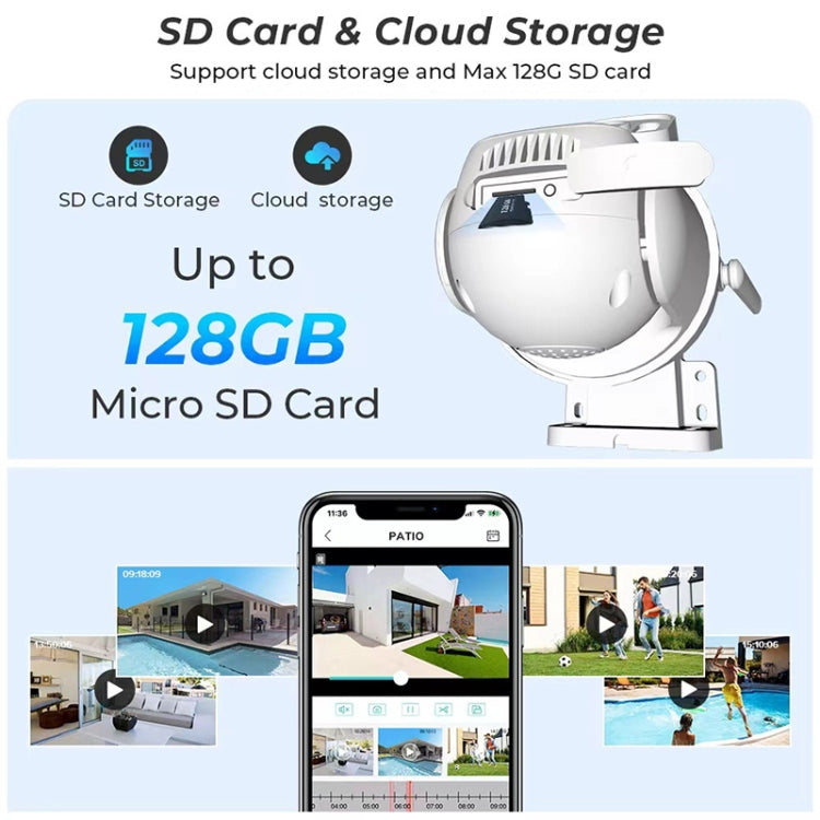 QX95 6MP WiFi Dual Camera Supports Two-way Voice Intercom & AI Recognition(EU Plug) by bashfashion