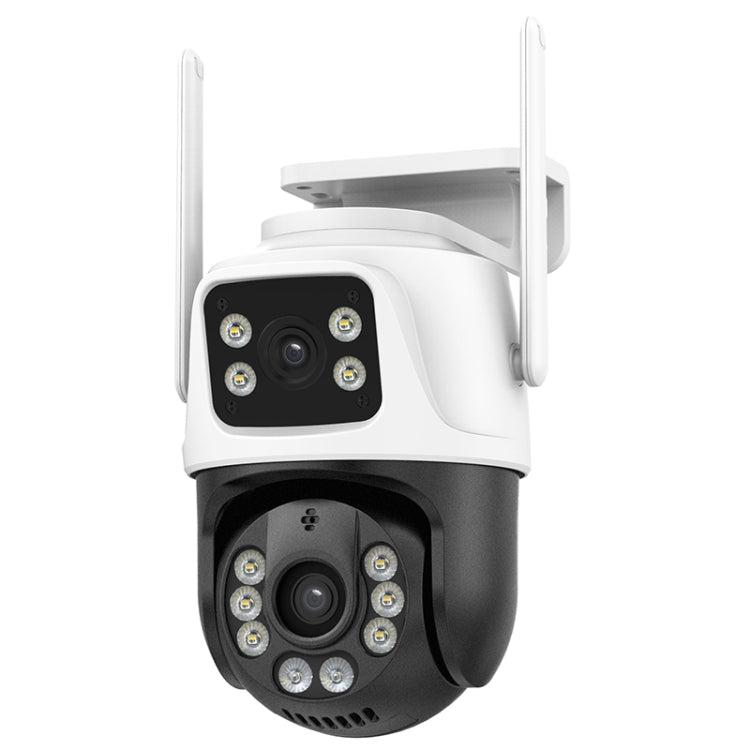 QX101 6MP WiFi Dual Camera Supports Two-way Voice Intercom & Infrared Night Vision(US Plug) by bashfashion