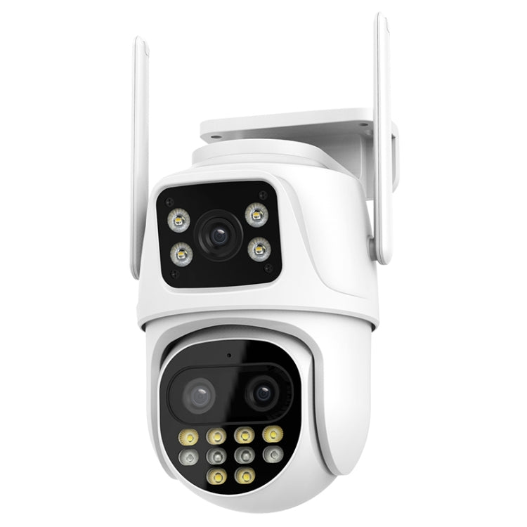 QX104 3MP WiFi Triple Camera Supports Human Face Recognition & AI Alarm(US Plug) by bashfashion