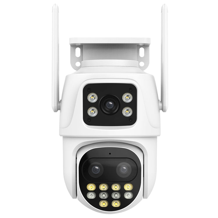 QX104 3MP WiFi Triple Camera Supports Human Face Recognition & AI Alarm(UK Plug) by bashfashion