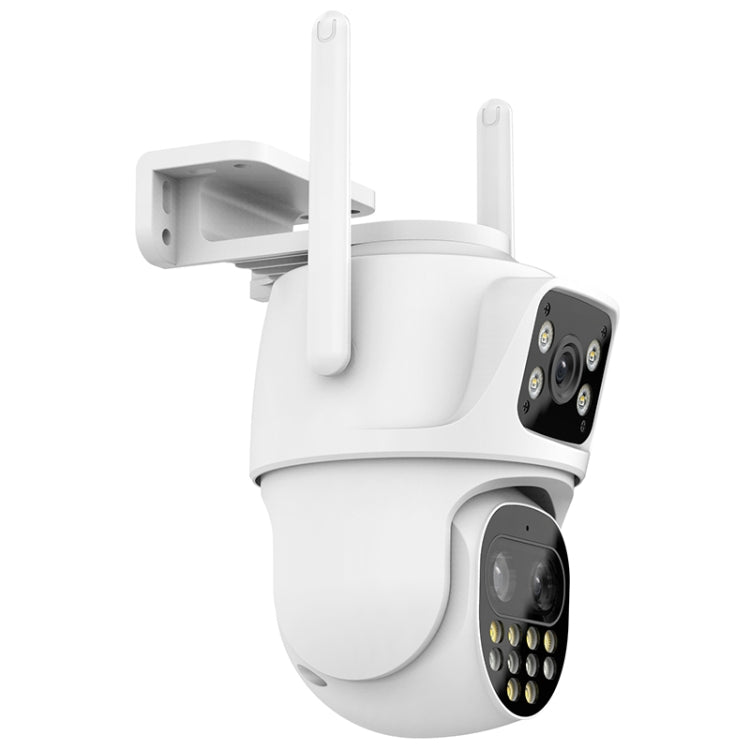 QX104 3MP WiFi Triple Camera Supports Human Face Recognition & AI Alarm(EU Plug) by bashfashion