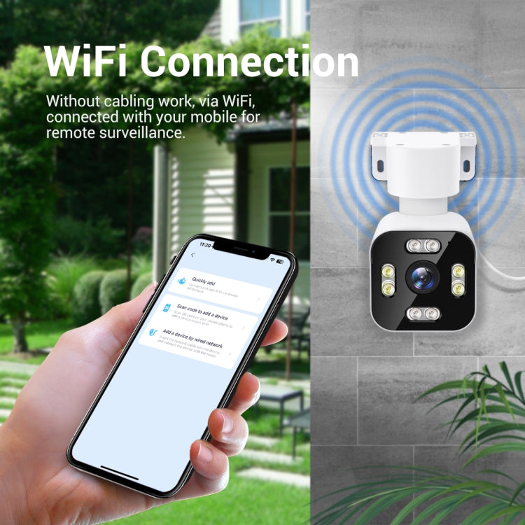 ESCAM PT303 3MP HD Motion Detection APP Control Pan & Tilt WiFi IP Camera(EU Plug) by ESCAM