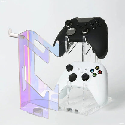 Acrylic Colorful Game Controller Headphone Storage Display Stand by bashfashion