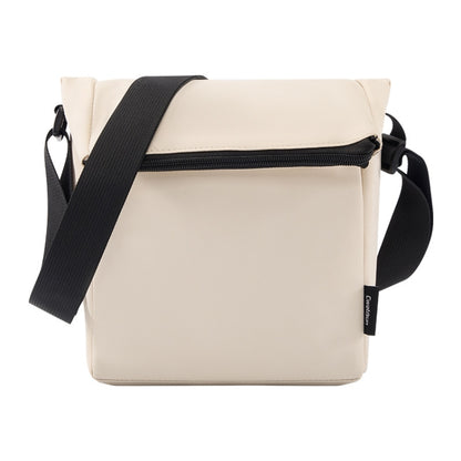 Cwatcun D103 Crossbody Camera Bag Photography Lens Shoulder Bag, Size:22.5 x 19.5 x 8cm(Beige) by Cwatcun