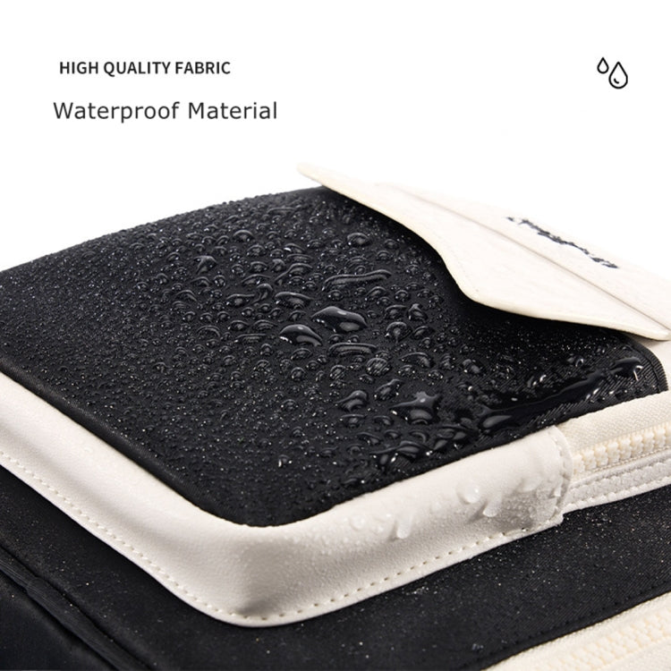 Cwatcun D118 Contrast Two Ways Backpack Cross-body Canera Bag, Size:21 x 21 x 14.5cm(Blue) by Cwatcun