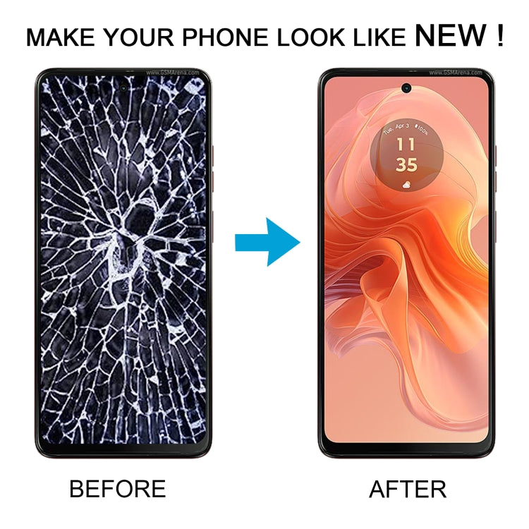 For Motorola Moto G04 OEM LCD Screen with Digitizer Full Assembly by bashfashion