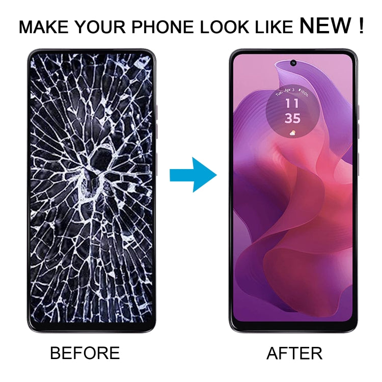 For Motorola Moto G24 OEM LCD Screen with Digitizer Full Assembly by bashfashion