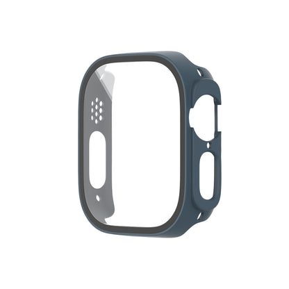 For Apple Watch Ultra 3 / 2 / 1 Ultra 49mm Painting PC Hybrid Tempered Film Integrated Watch Case(Midnight Blue) by bashfashion