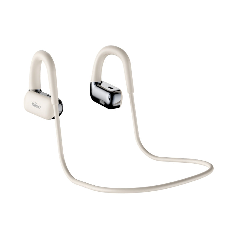 Hileo Hi77 TWS Waterproof Noise Reduction Sports Bluetooth Earphone(White) by Hileo