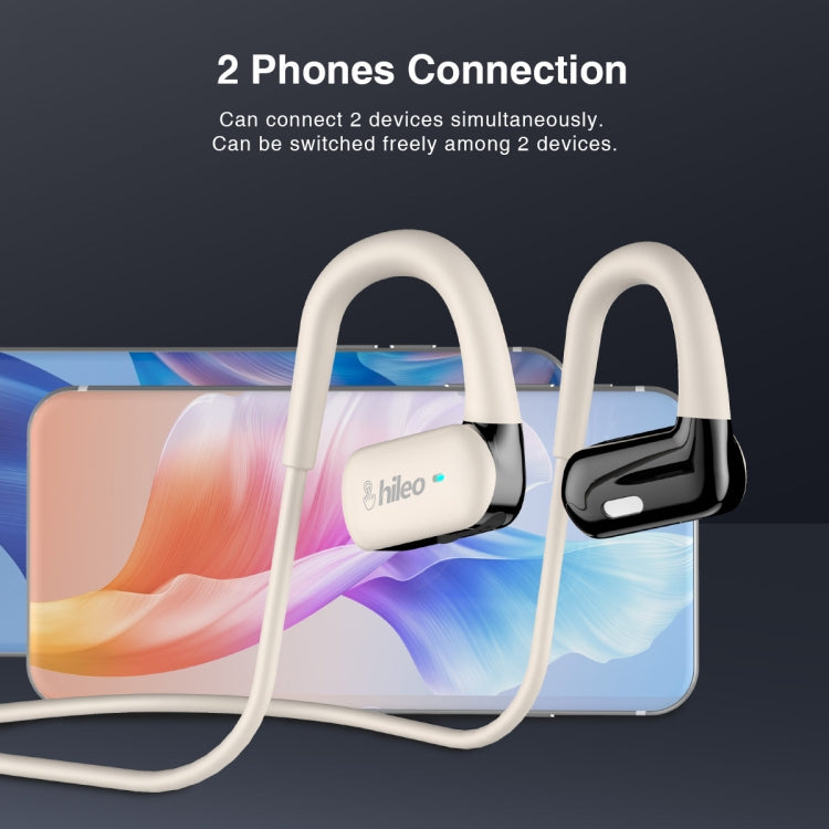 Hileo Hi77 TWS Waterproof Noise Reduction Sports Bluetooth Earphone(Black) by Hileo