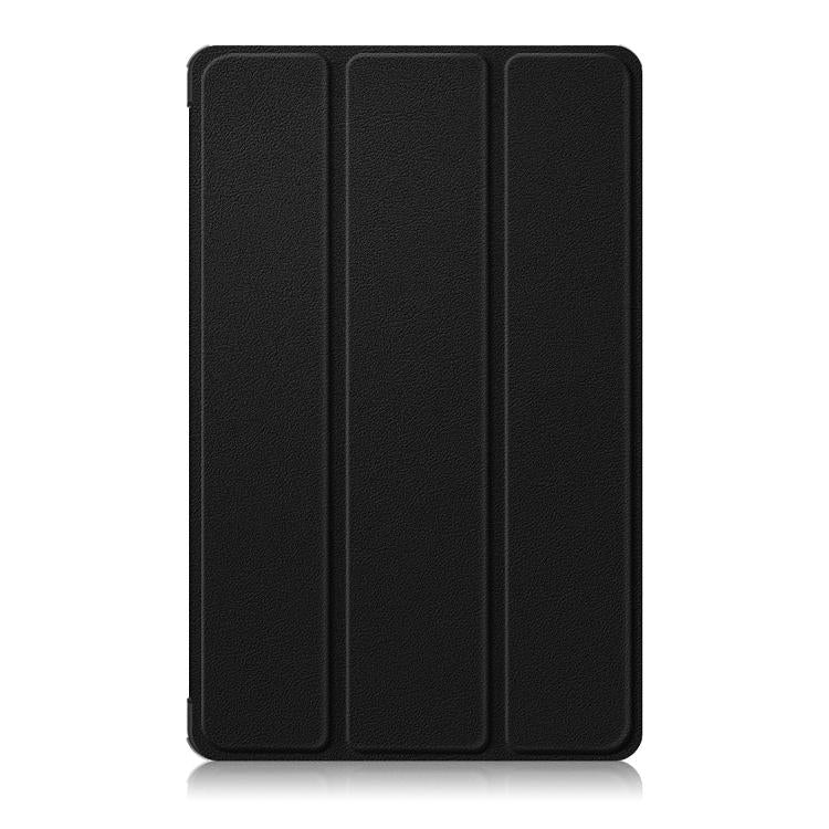 For Honor Pad X9a / X9 Pro Custer Pure Color 3-Fold Leather Tablet Case(Black) by bashfashion