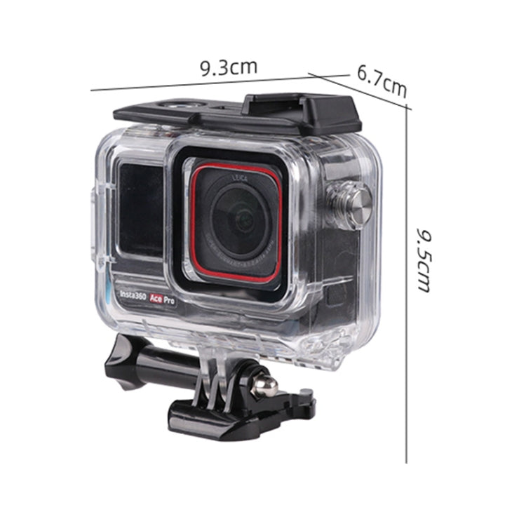 For Insta360 Ace Pro 60m Underwater Waterproof Housing Case by bashfashion